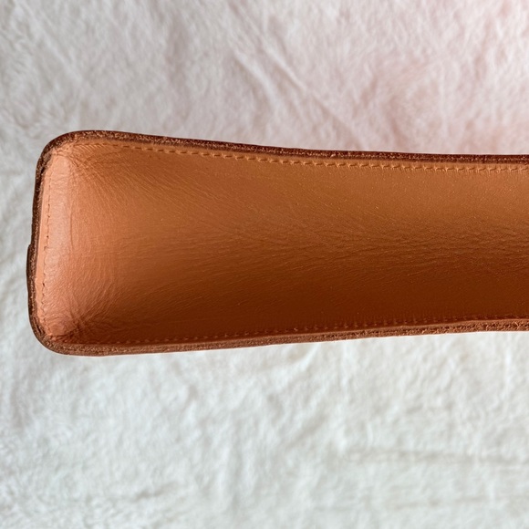 Eileen Fisher Vegetable Tanned Italian Leather Crossbody Tote Bag - Picture 11 of 15